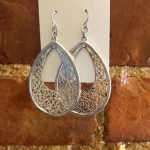 Big Silver Earrings